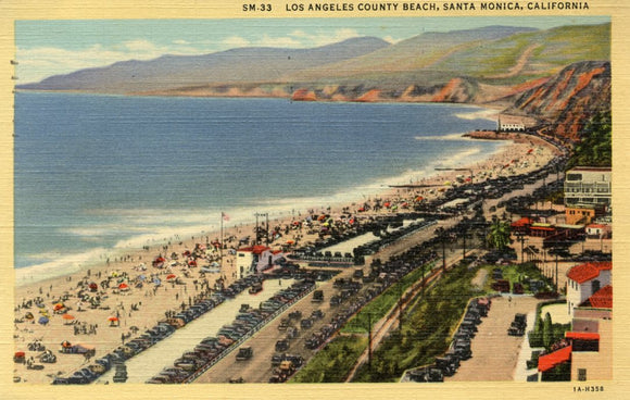 Los Angeles County Beach, Santa Monica, CA - Carey's Emporium