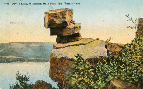 The Turk's Head, Devil's Lake, Wisconsin State Park - Carey's Emporium