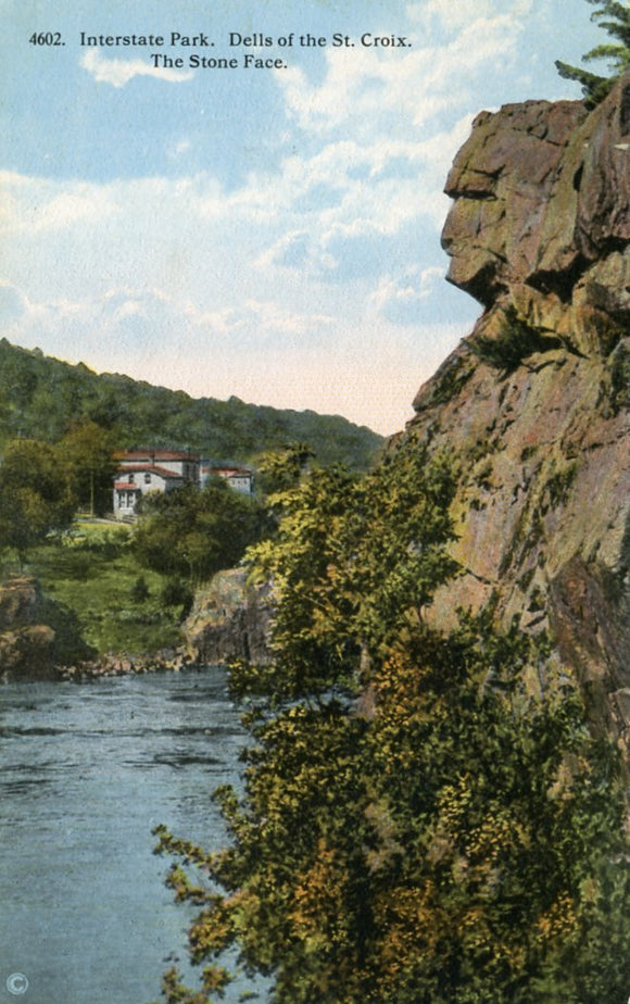 The Stone Face, Dells of the St. Croix, Interstate Park, WI - Carey's Emporium