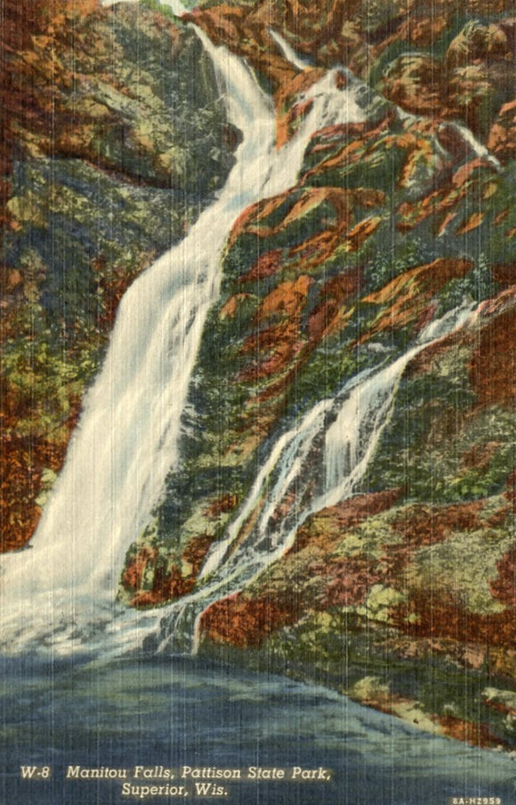 Manitou Falls, Pattison State Park, Superior, WI - Carey's Emporium