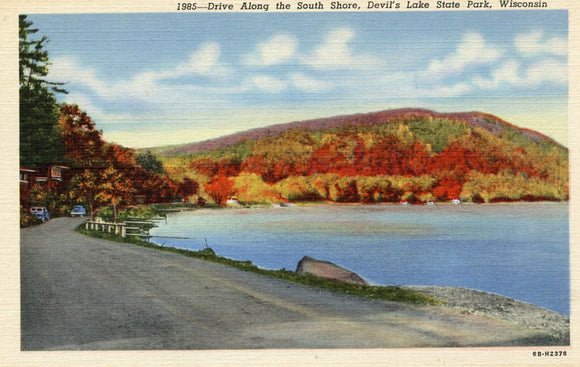 Drive Along the South Shore, Devil's Lake State Park, WI - Carey's Emporium
