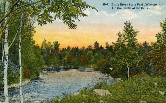 On the Banks of the Brule, Brule River State Park, WI - Carey's Emporium