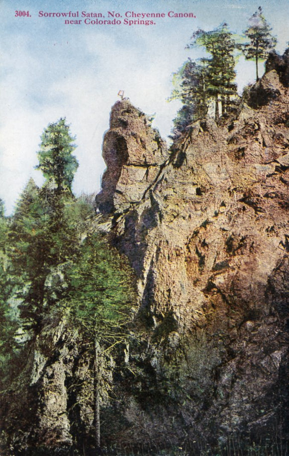 Sorrowful Satan, No. Cheyenne Canon, near Colorado Springs, CO - Carey's Emporium