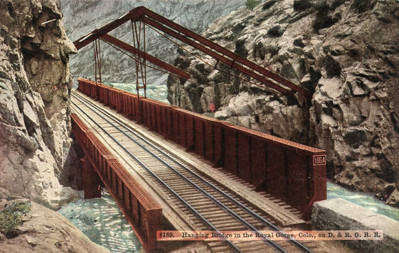 Hanging Bridge in the Royal Gorge, CO - Carey's Emporium