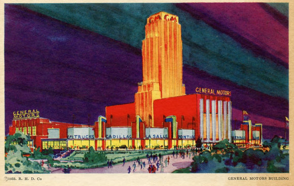 General Motors Building, Chicago Worlds Fair 1933 - Carey's Emporium