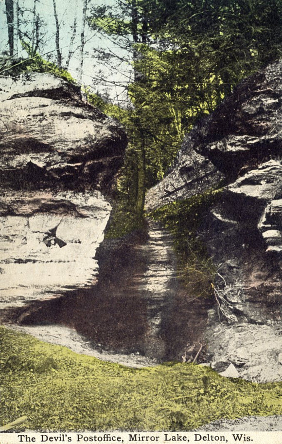 The Devil's Postoffice, Mirror Lake, Delton, WI - Carey's Emporium