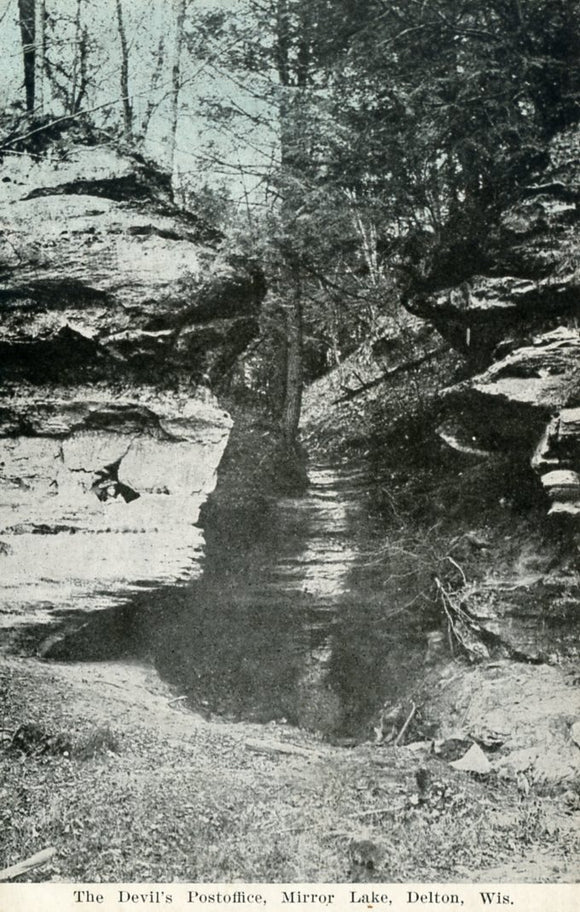 The Devil's Postoffice, Mirror Lake, Delton, WI - Carey's Emporium