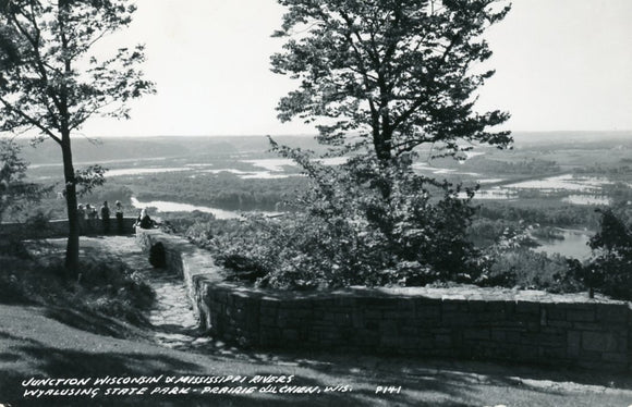 Junction Wisconsin & Mississippi Rivers, Wyalusing State Park, Prairie du Chien, WI - Carey's Emporium