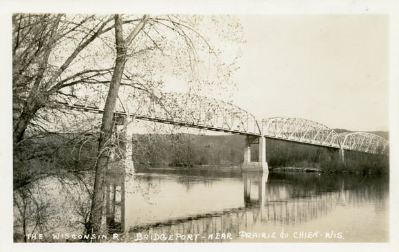 The Wisconsin R., Bridgeport, near Prairie du Chien, WI - Carey's Emporium