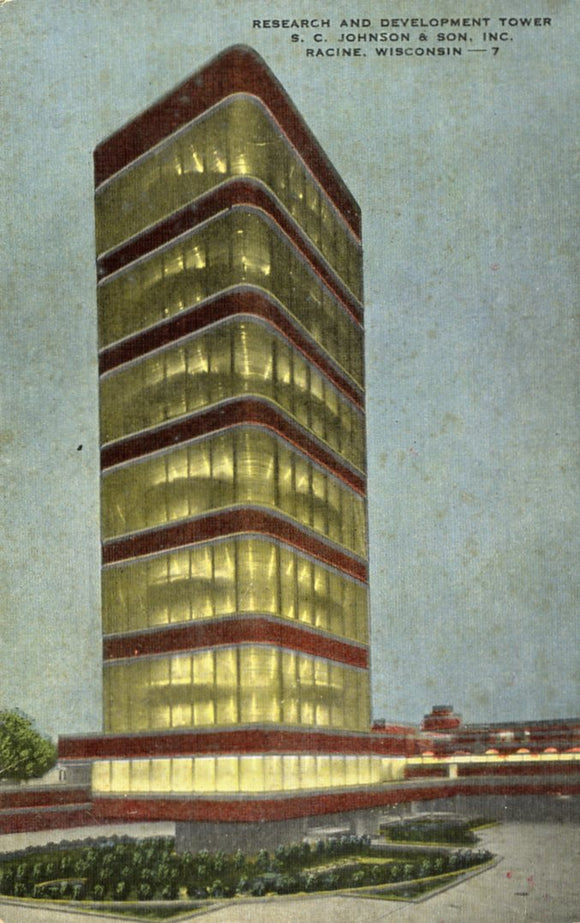 Research and Development Tower, S. C. Johnson and Son, Inc., Racine, WI - Carey's Emporium