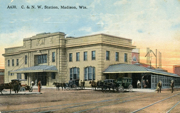 C. and N. W. Station, Madison, WI - Carey's Emporium