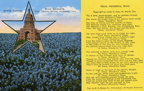 Texas, Wonderful Texas - Carey's Emporium