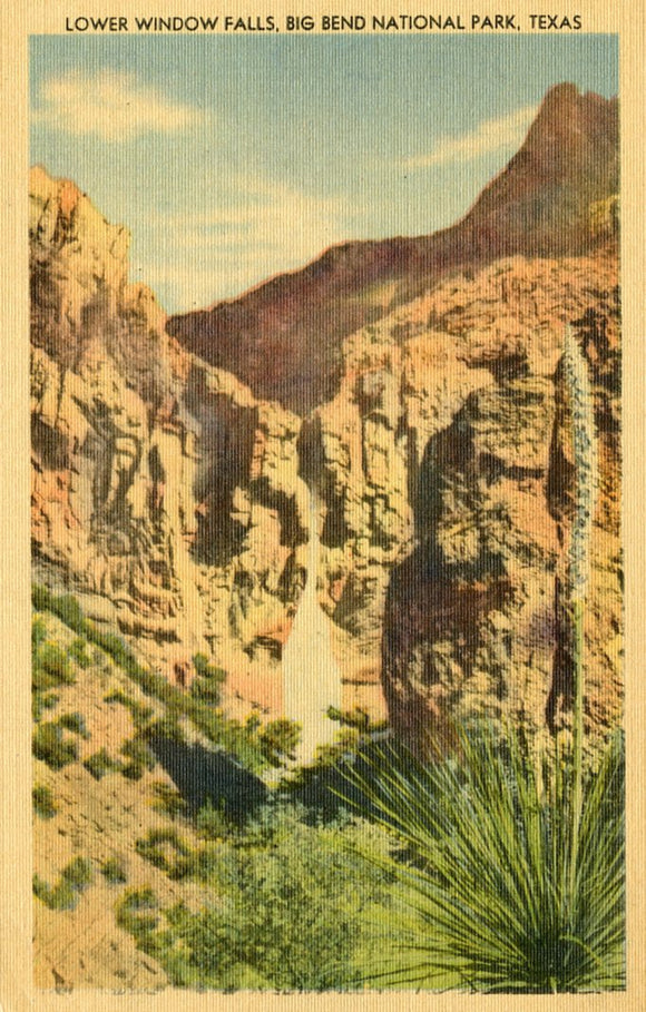 Lower Window Falls, Big Bend National Park, TX - Carey's Emporium