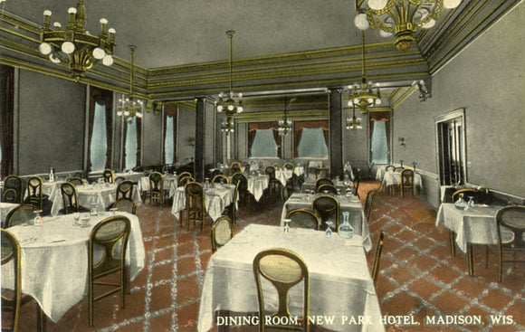 Dining Room, New Park Hotel, Madison, WI - Carey's Emporium