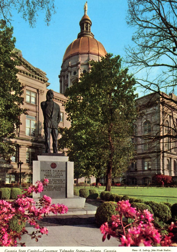 Georgia State Capitol, Governor Talmadge Statue, Atlanta, GA - Carey's Emporium