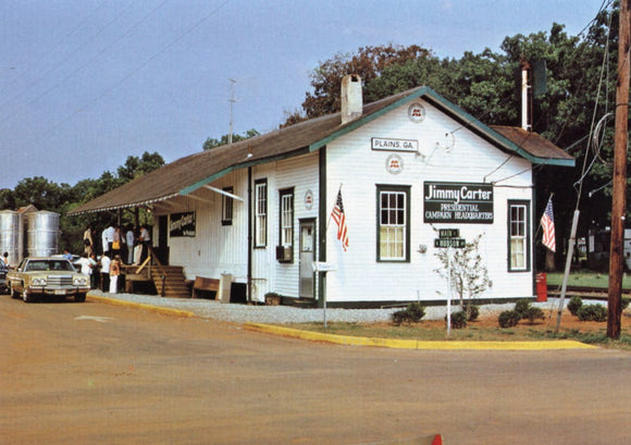 Old Railroad Depot (Carter's headquarters), Plains, GA - Carey's Emporium