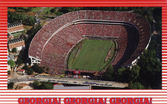 Georgia! Georgia! Georgia! Sanford Stadium, University of Georgia, Athens, GA - Carey's Emporium