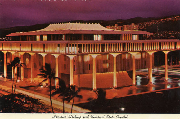 Hawaii's Striking and Unusual State Capitol, Honolulu, HI - Carey's Emporium