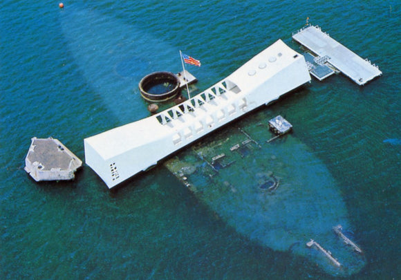 U. S. S. Arizona Memorial, Pearl Harbor, Honolulu, HI - Carey's Emporium