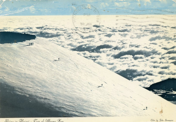 Skiing in Hawaii, Top of Mauna Kea, HI - Carey's Emporium