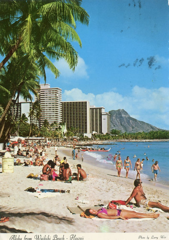 Aloha from Waikiki Beach, Honolulu, HI - Carey's Emporium