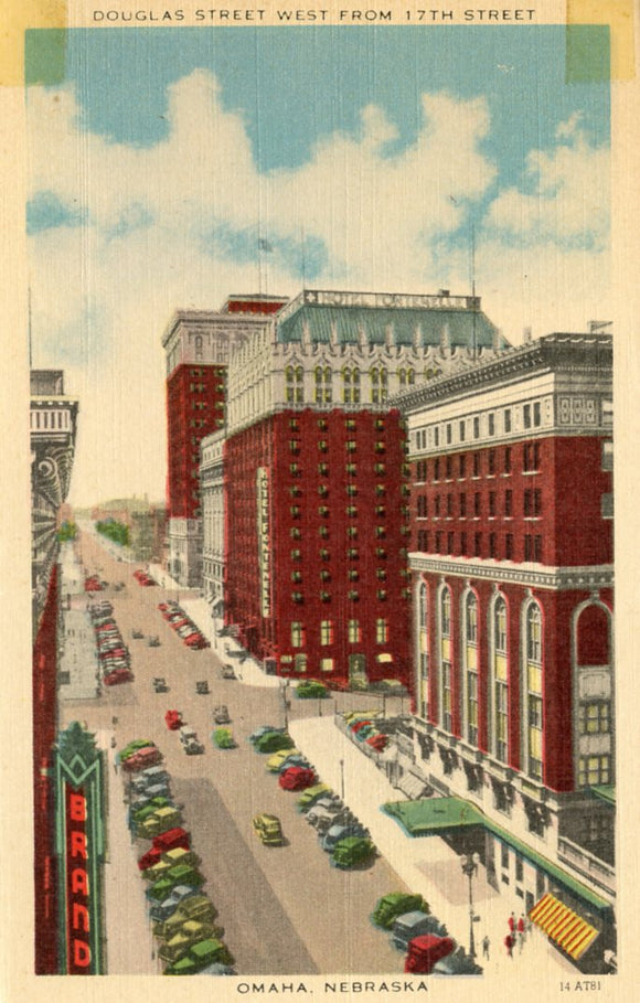 Douglas Street West from 17th Street, Omaha, NE - Carey's Emporium