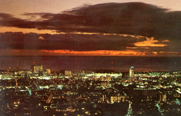 Honolulu in the Early Evening, Honolulu, HI - Carey's Emporium