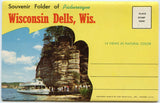 Souvenir Folder of Picturesque Wisconsin Dells, WI - Carey's Emporium