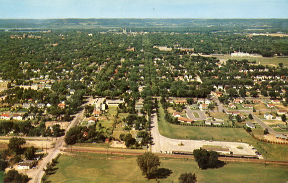 Three States, Wisconsin, Iowa and Minnesota can be Seen from the Top of Grandad Bluff, La Crosse, WI - Carey's Emporium