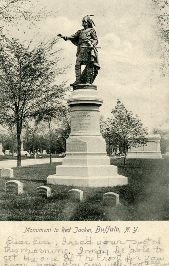 Monument to Red Jacket, Buffalo, NY - Carey's Emporium
