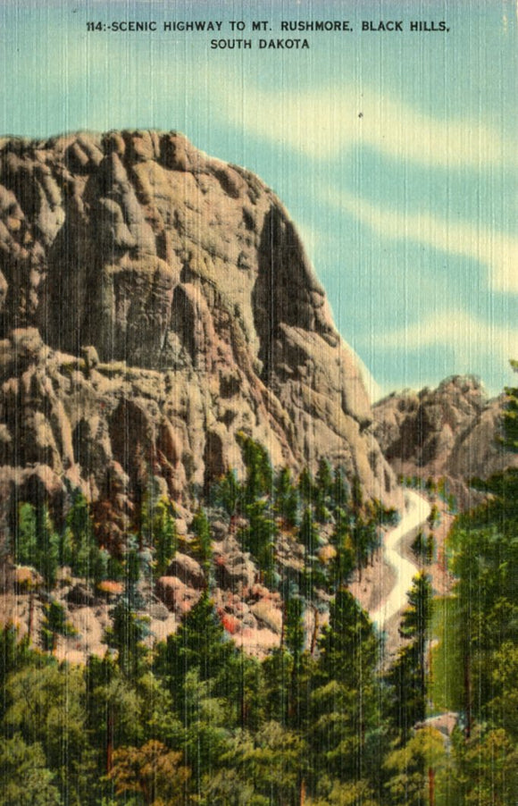 Scenic Highway to Mt. Rushmore, Black Hills, SD - Carey's Emporium