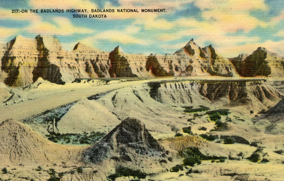 On the Badlands Highway, Badlands National Monument, SD - Carey's Emporium