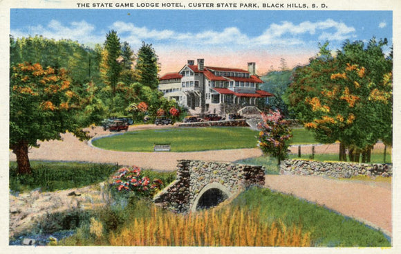 The State Game Lodge Hotel, Custer State Park, Black Hills, SD - Carey's Emporium