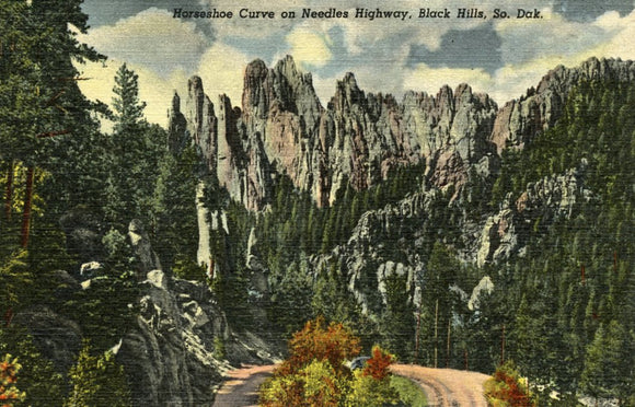 Horseshoe Curve on Needles Highway, Black Hills, SD - Carey's Emporium