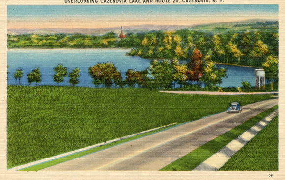 Overlooking Cazenovia Lake and Route 20, Cazenovia, NY - Carey's Emporium