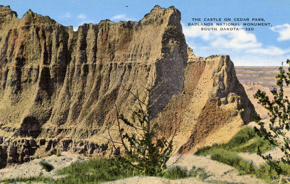 The Castle on Cedar Pass, Badlands National Monument, SD - Carey's Emporium