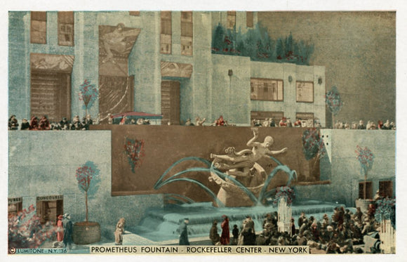 Prometheus Fountain, Rockefeller Center, New York, NY - Carey's Emporium