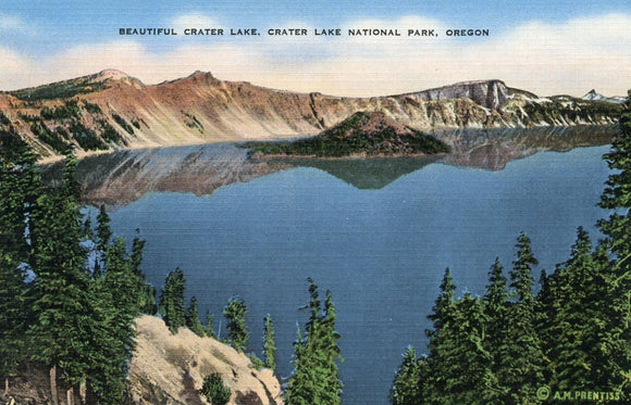 Beautiful Crater Lake, Crater Lake National Park, OR - Carey's Emporium