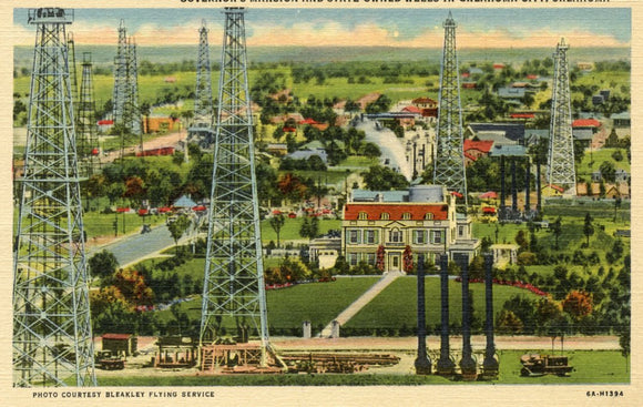 Governor's Mansion and State Owned Wells in Oklahoma City, OK - Carey's Emporium