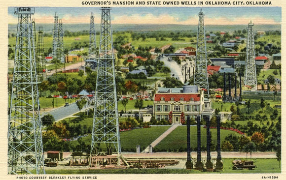 Governor's Mansion and State Owned Wells in Oklahoma City, OK - Carey's Emporium