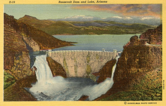 Roosevelt Dam and Lake, AZ - Carey's Emporium