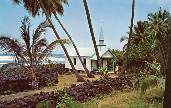 The Blue Church, Kona Coastline, HI - Carey's Emporium