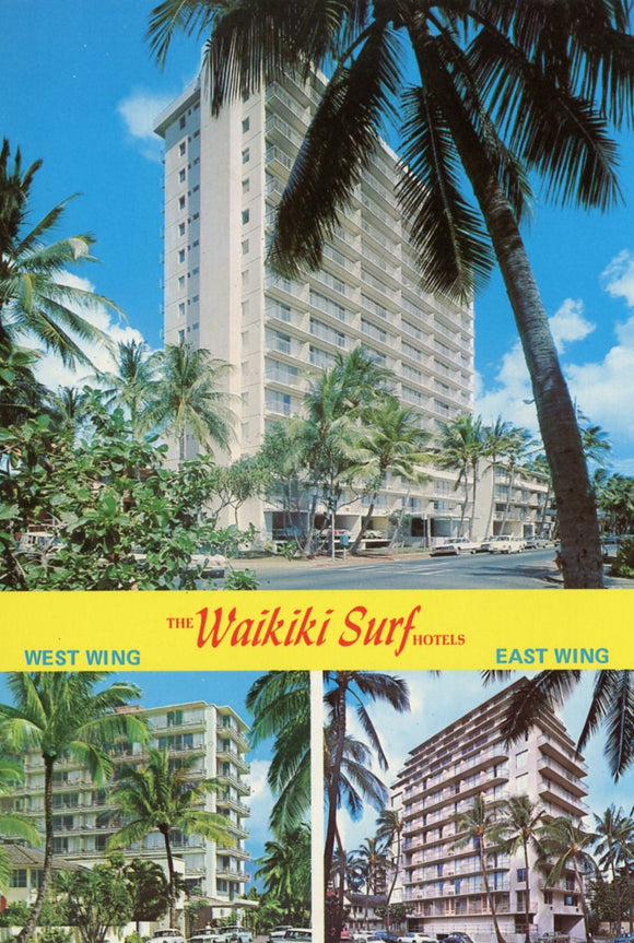Waikiki Surf Hotels, East Wing, West Wing - Carey's Emporium