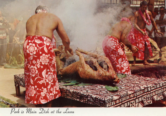 Pork is Main Dish at the Luau - Carey's Emporium