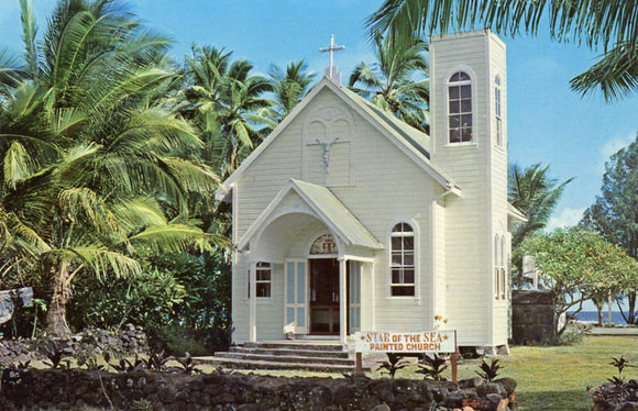 Star of the Sea Painted Church, Kalapana, HI - Carey's Emporium