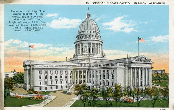 Wisconsin State Capitol, Madison, WI - Carey's Emporium