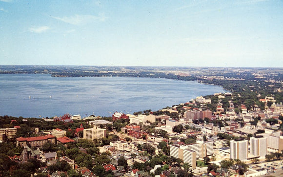 Air View of The University of Wisconsin, Madison, WI - Carey's Emporium