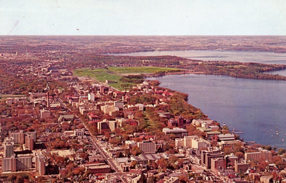 Air View of The University of Wisconsin, Madison, WI - Carey's Emporium