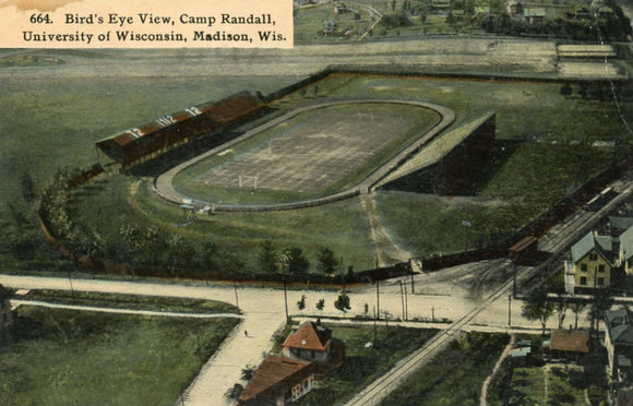 Bird's Eye View, Camp Randall, University of Wisconsin, Madison, WI - Carey's Emporium