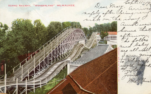 Scenic Railway, Wonderland, Milwaukee, WI - Carey's Emporium
